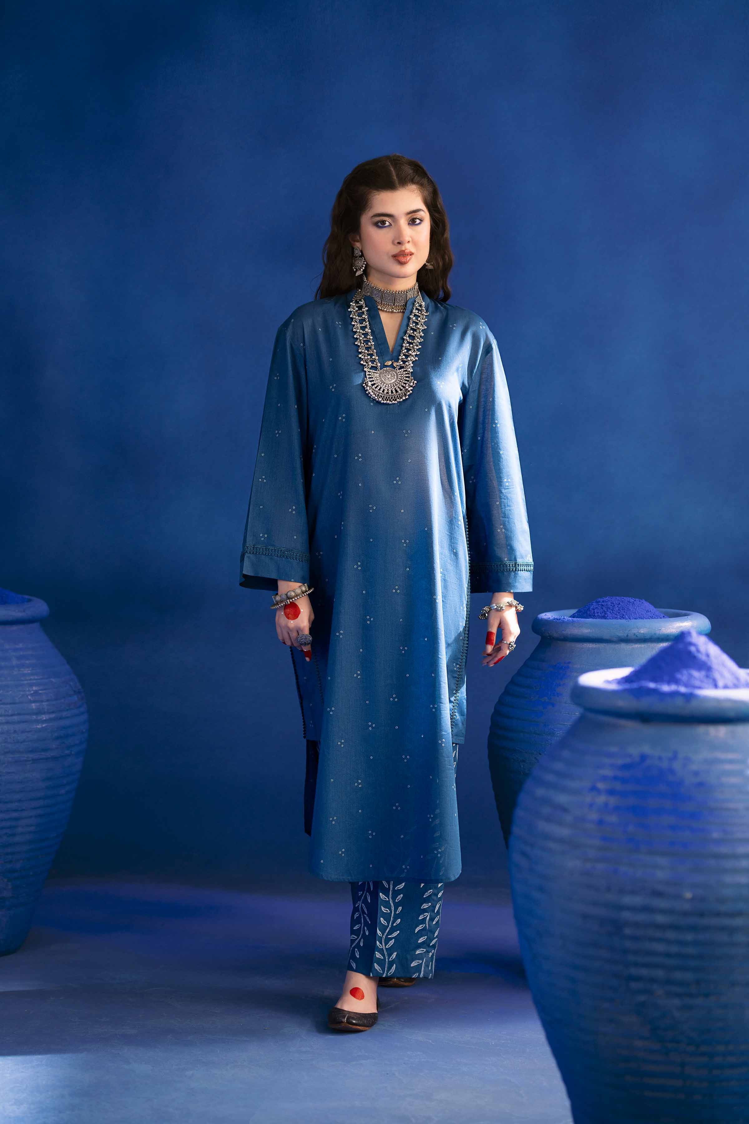 2 Piece - Printed Suit - PE25-402