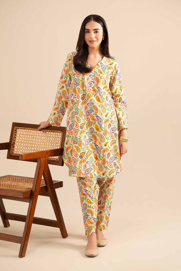 2 Piece - Printed Suit - PE25-403
