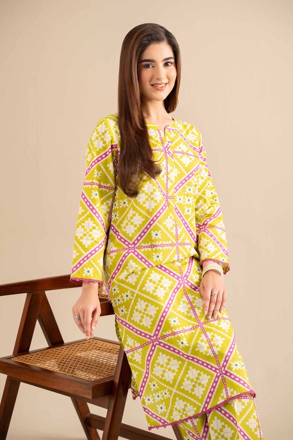 2 Piece - Printed Suit - PE25-405