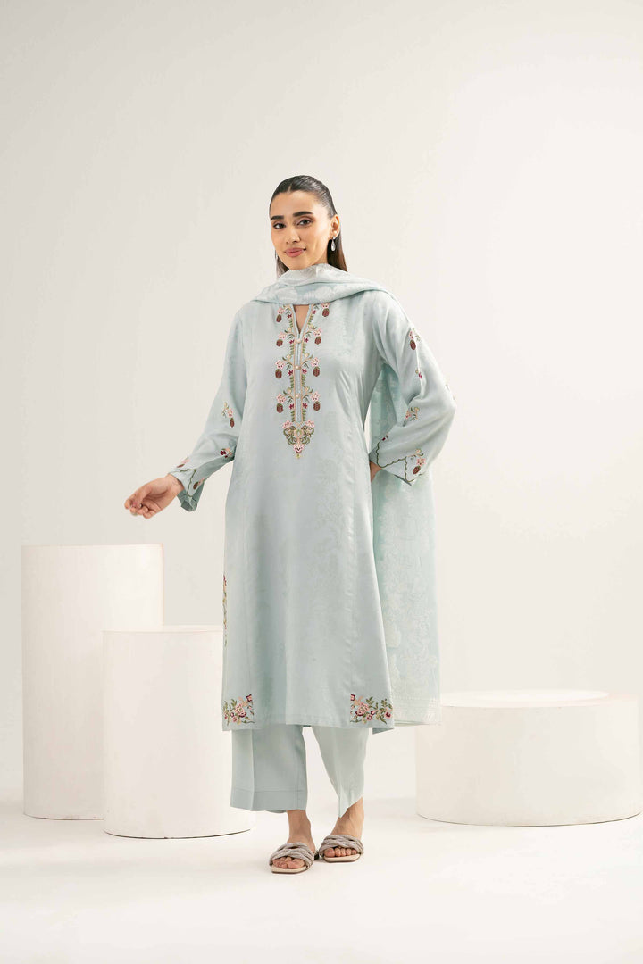 3 Piece - Embroidered Suit - PE25-414 for Women - Pret Collection | Nishat | Shop Online