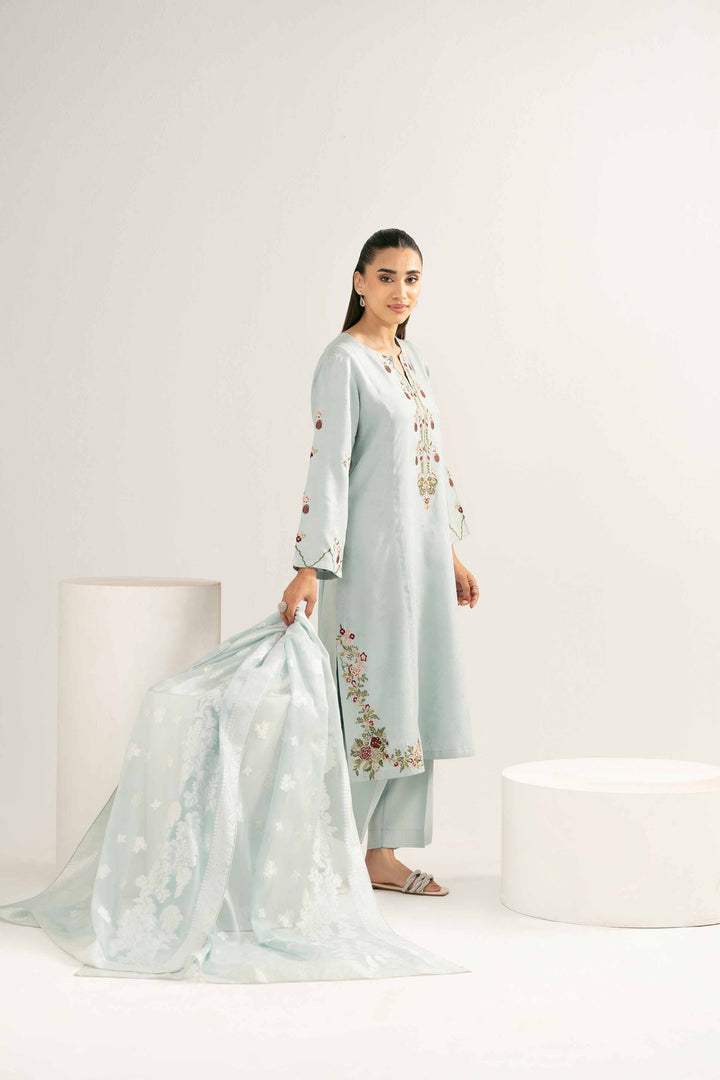 3 Piece - Embroidered Suit - PE25-414 for Women - Pret Collection | Nishat | Shop Online