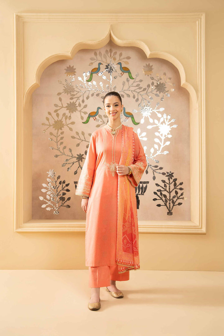 3 Piece - Printed Embroidered Suit - PE25-418 for Women - Pret Collection | Nishat | Shop Online