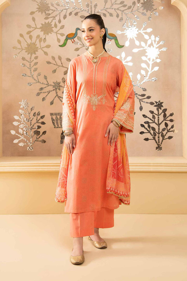 3 Piece - Printed Embroidered Suit - PE25-418 for Women - Pret Collection | Nishat | Shop Online