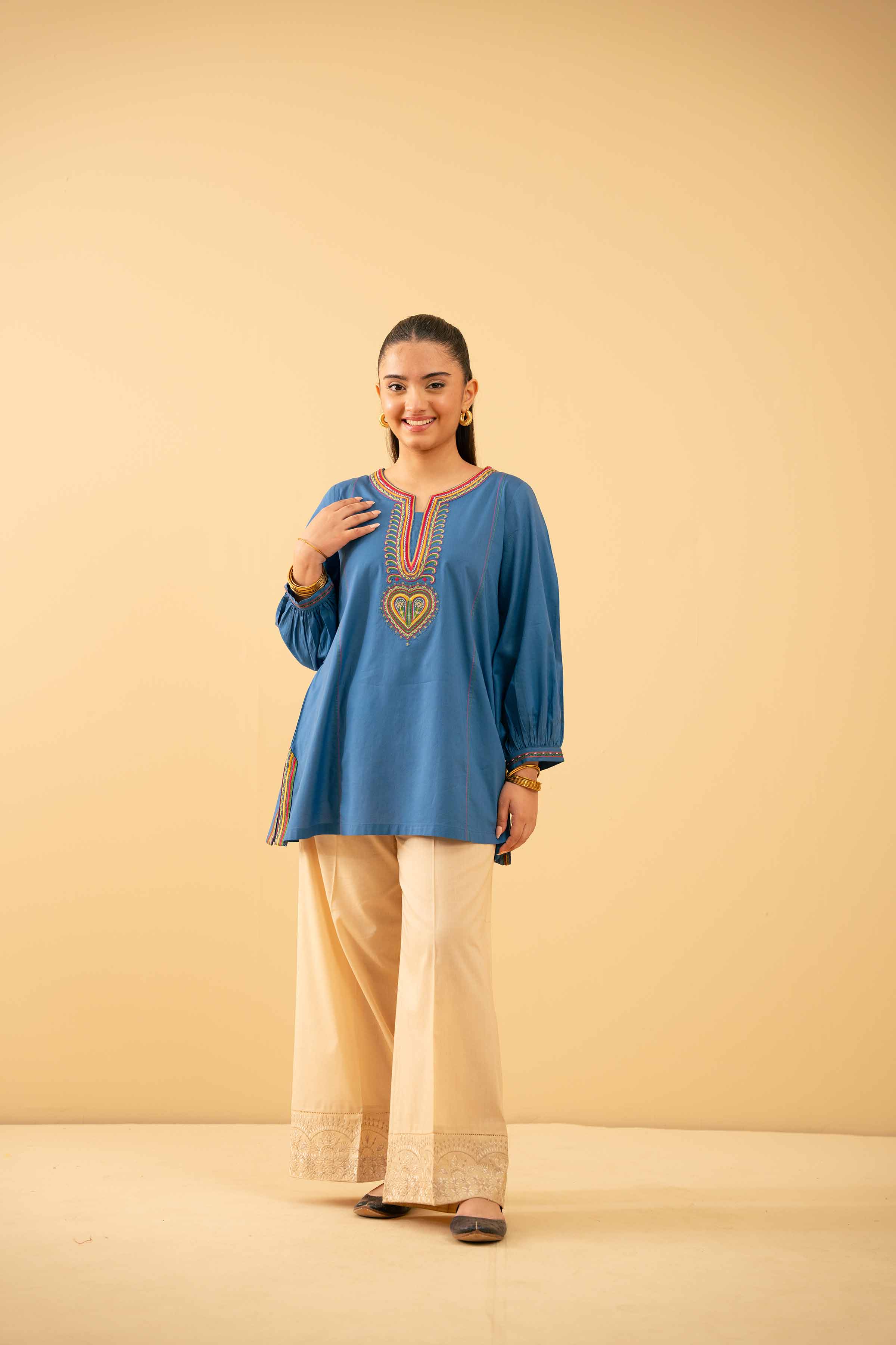 Embroidered Tunic - PE25-419