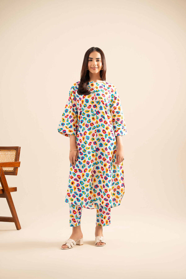 2 Piece - Printed Suit - PE25-423