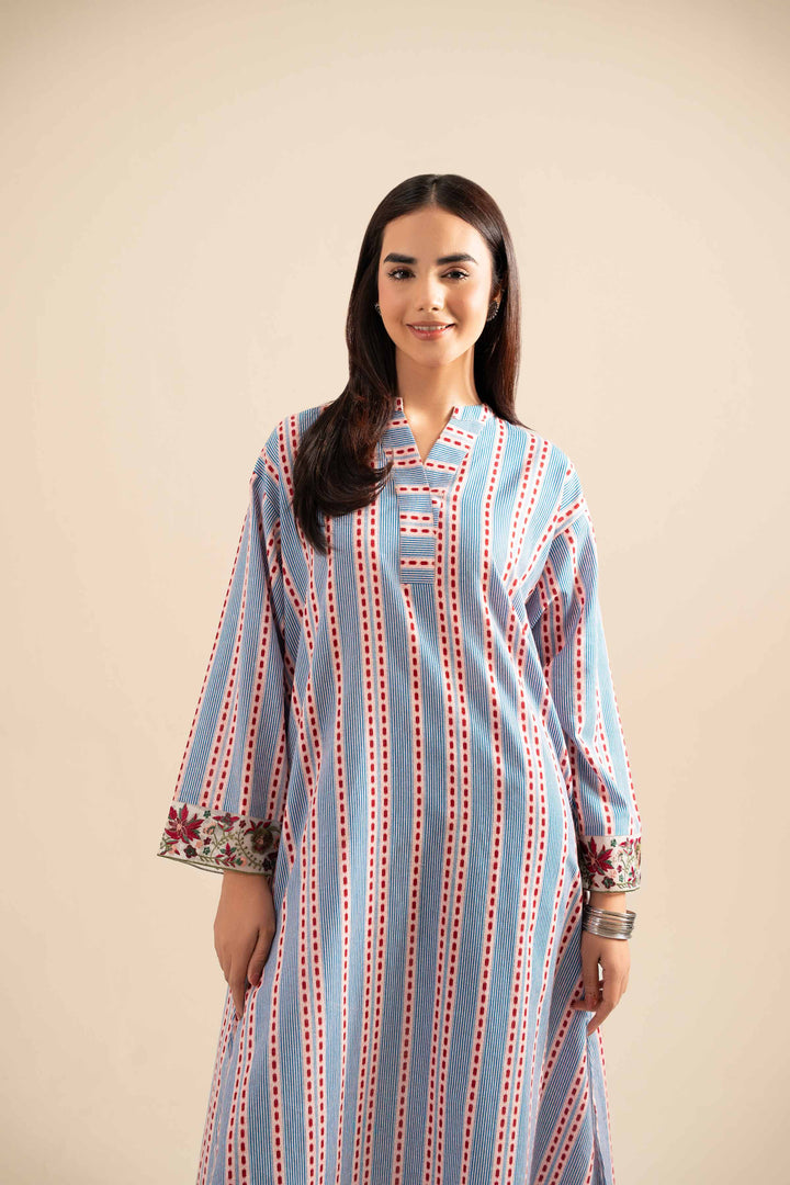 2 Piece - Printed Embroidered Suit - PE25-426 for Women - Pret Collection | Nishat | Shop Online