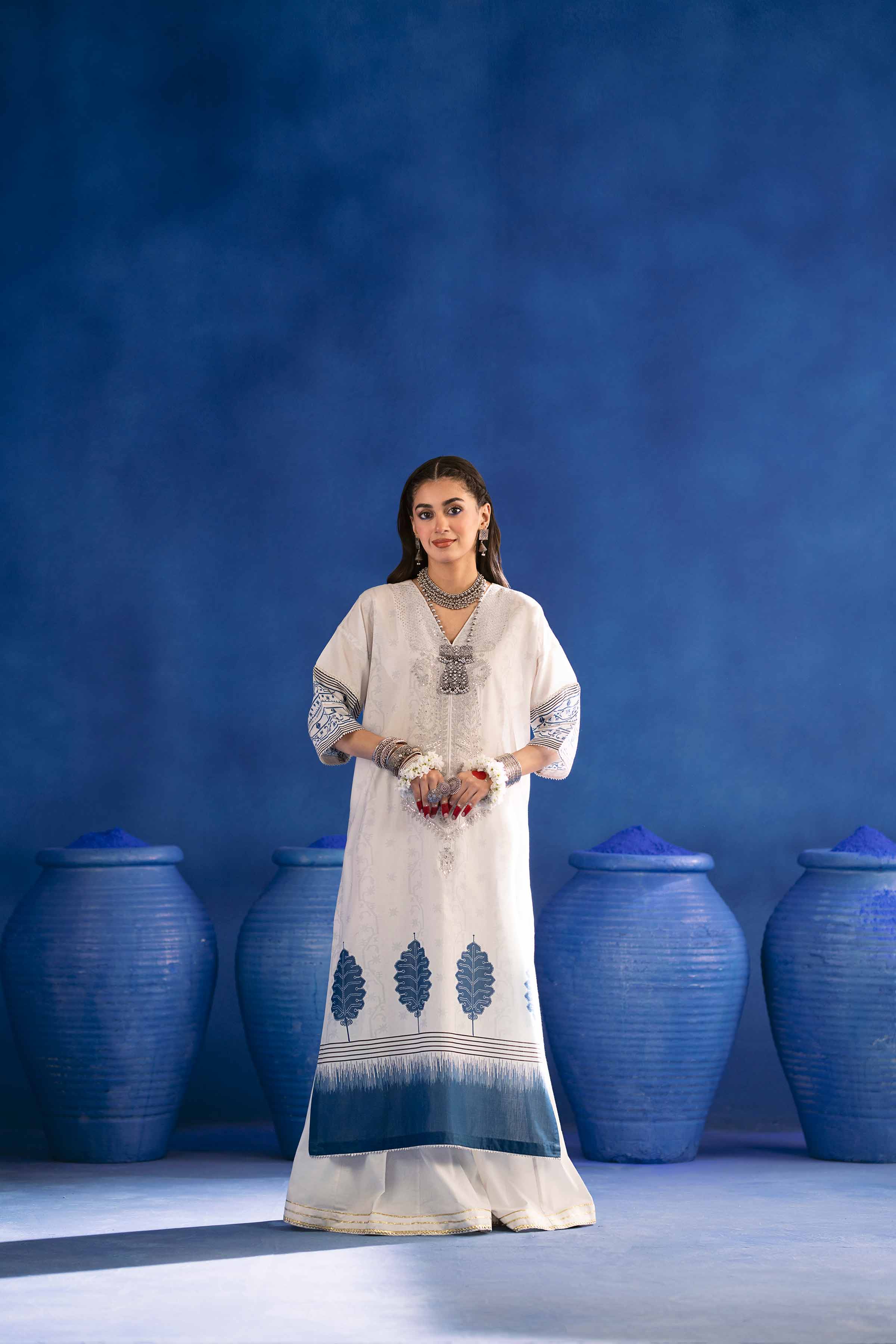 Printed Embroidered Shirt - PE25-43