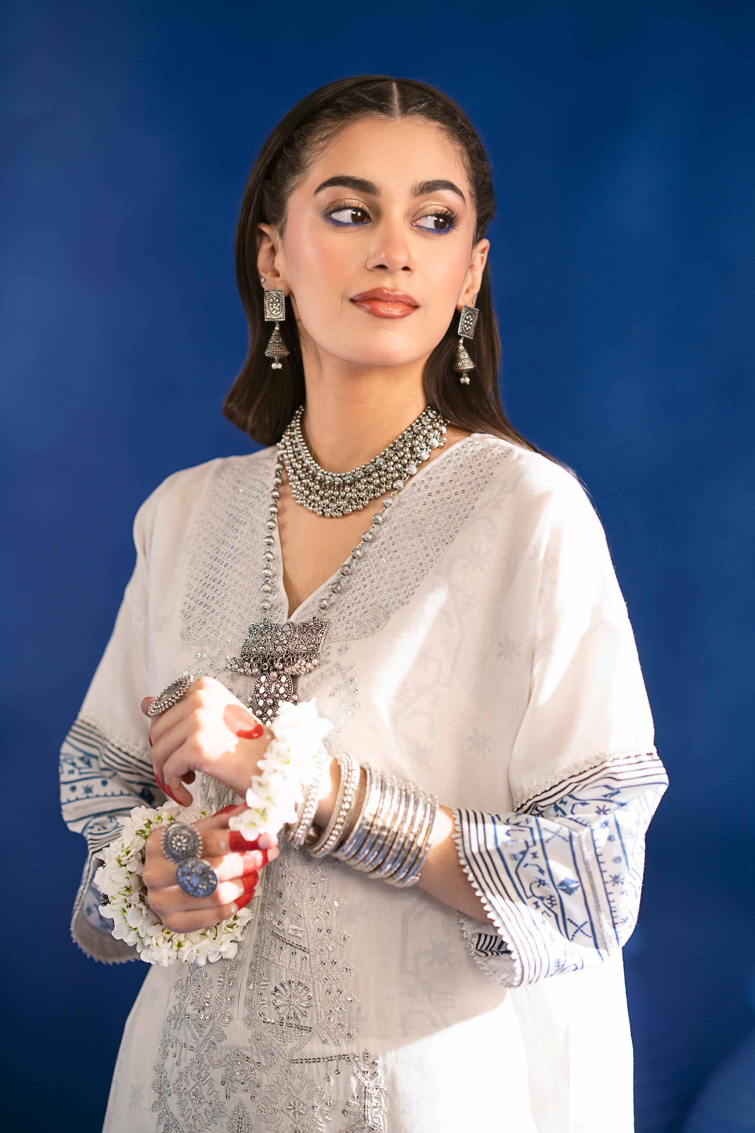 Printed Embroidered Shirt - PE25-43