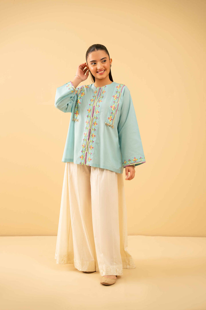 Embroidered Tunic - PE25-441 for Women - Pret Collection | Nishat | Shop Online
