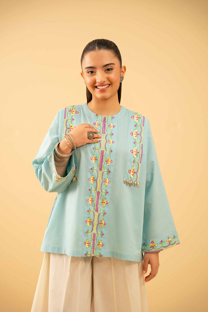 Embroidered Tunic - PE25-441 for Women - Pret Collection | Nishat | Shop Online