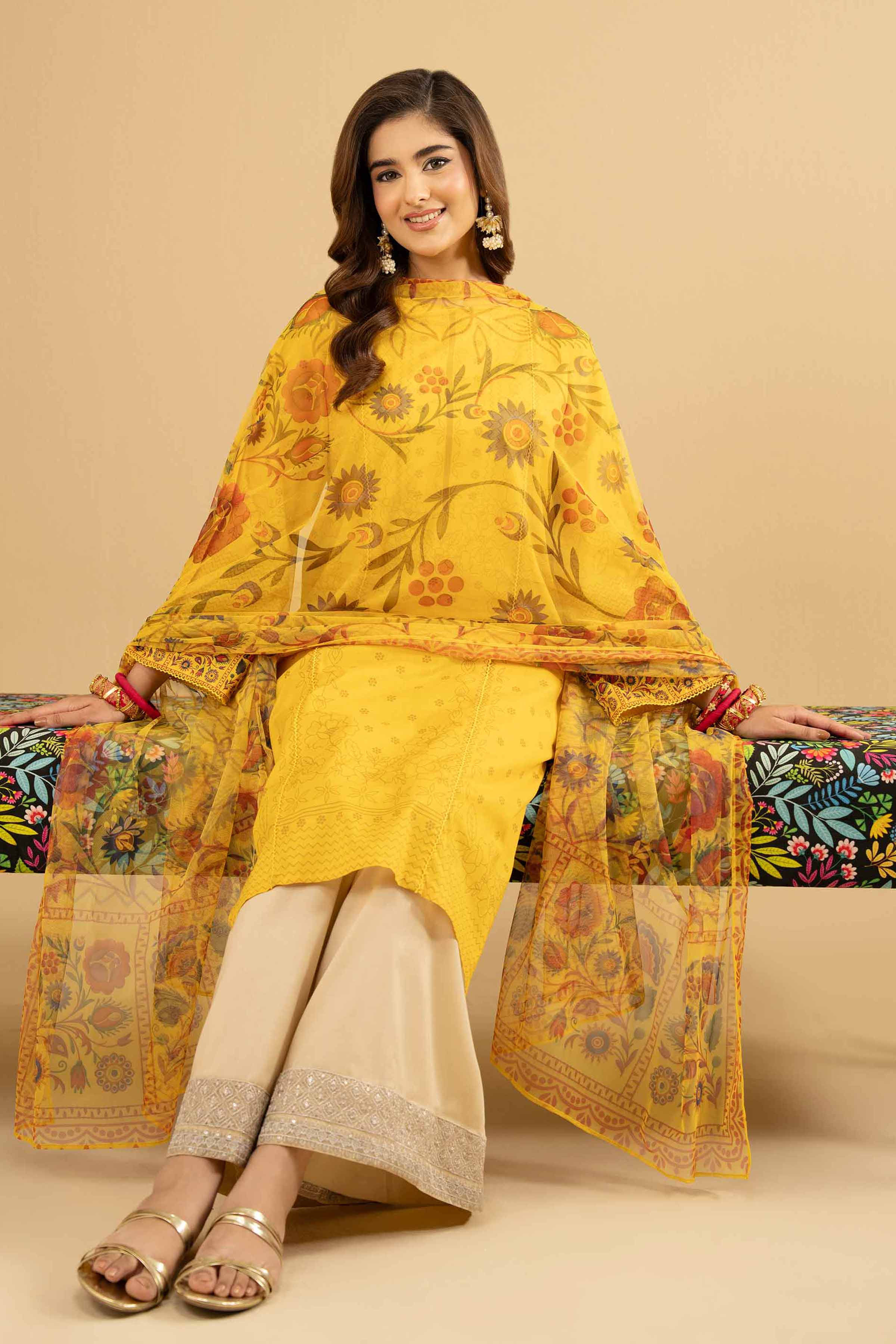2 Piece - Printed Suit - PE25-444 for Women - Pret Collection | Nishat | Shop Online