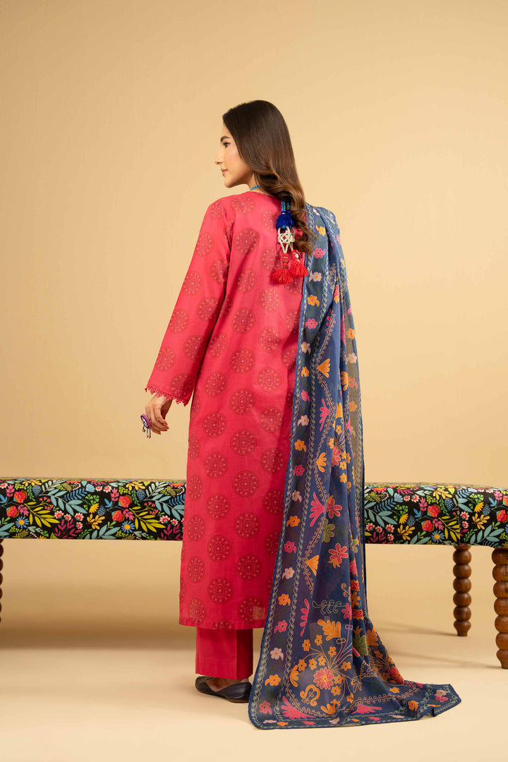 3 Piece - Printed Embroidered Suit - PE25-445 for Women - Pret Collection | Nishat | Shop Online
