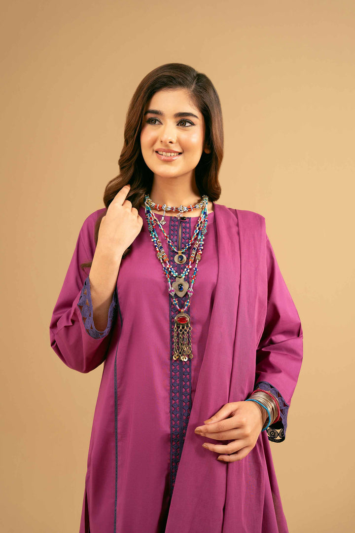 3 Piece - Basic Suit - PE25-463 for Women - Pret Collection | Nishat | Shop Online