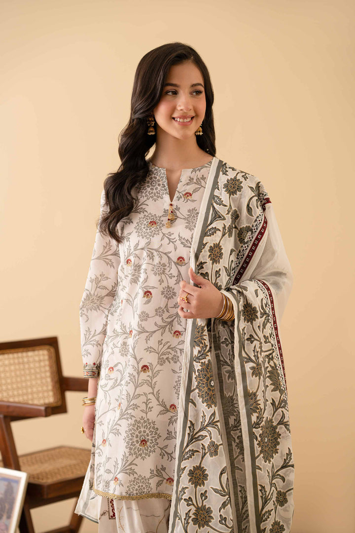 3 Piece - Printed Embroidered Suit - PE25-467 for Women - Pret Collection | Nishat | Shop Online