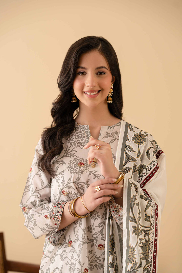 3 Piece - Printed Embroidered Suit - PE25-467 for Women - Pret Collection | Nishat | Shop Online