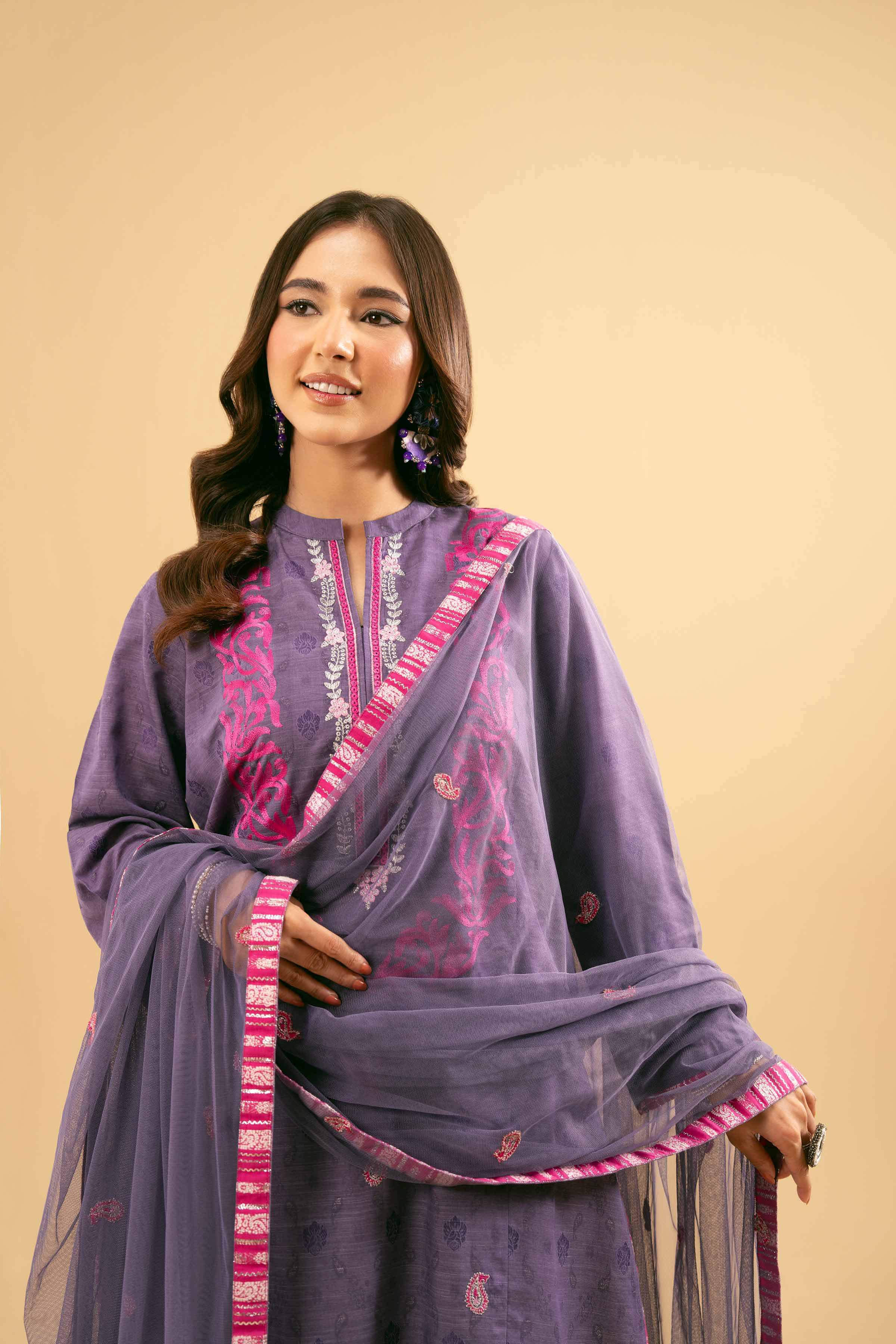 2 Piece - Embroidered Suit - PE25-471 for Women - Pret Collection | Nishat | Shop Online