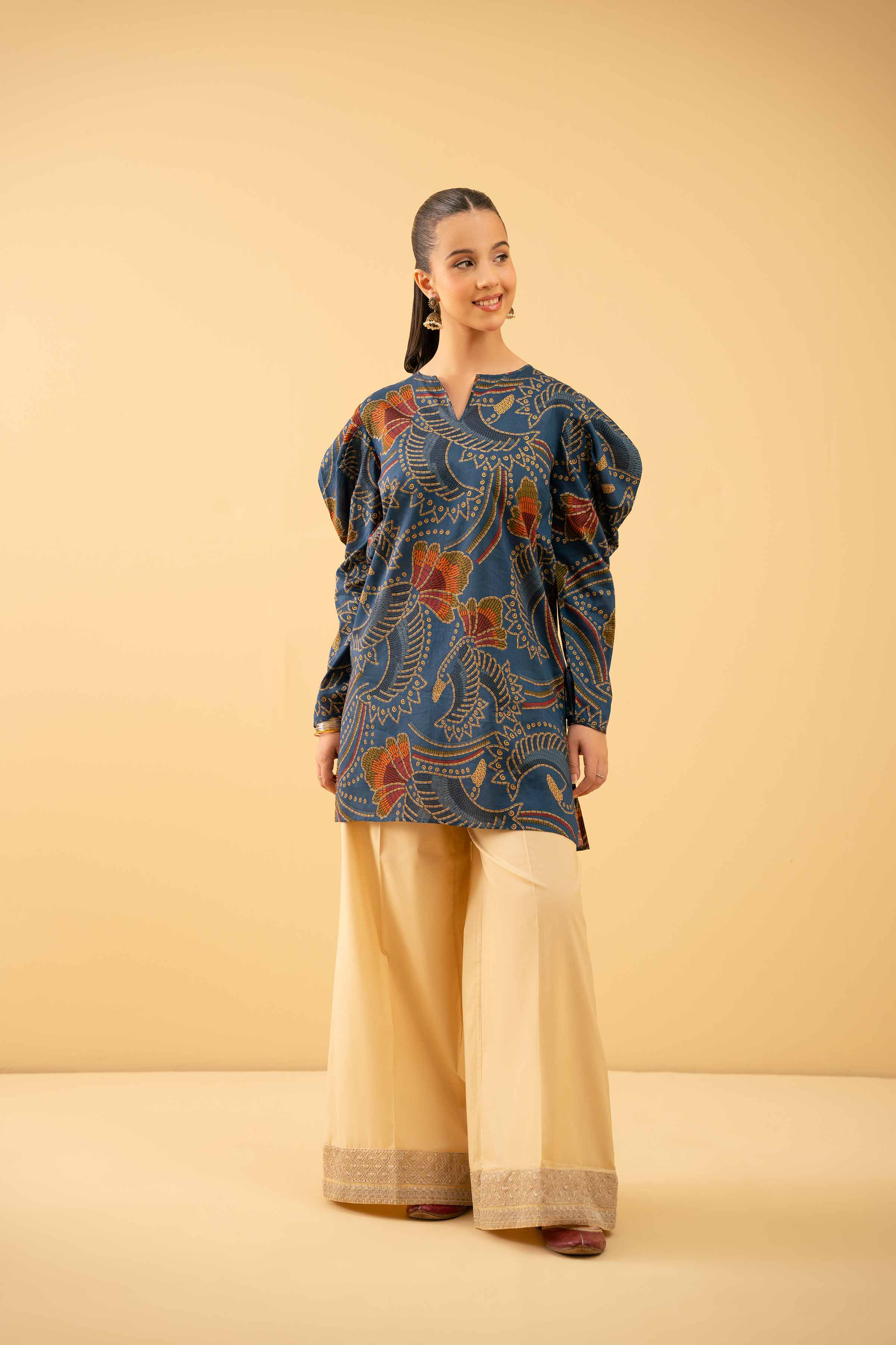 Printed Tunic - PE25-477 for Women - Pret Collection | Nishat | Shop Online