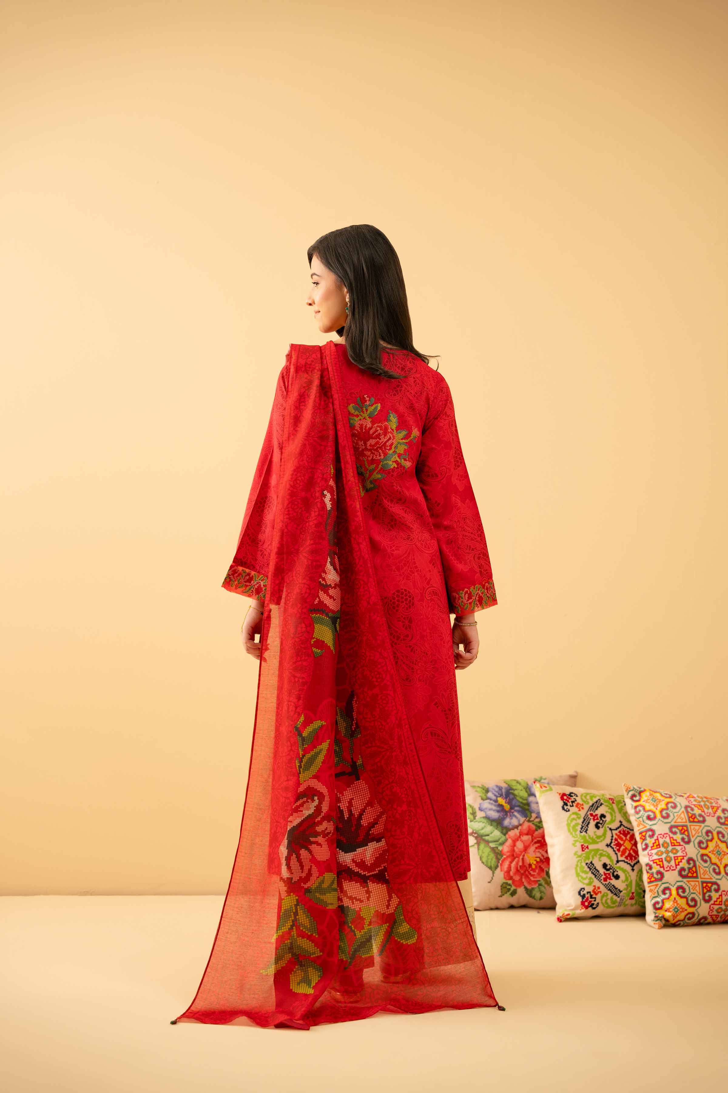 2 Piece - Printed Embroidered Suit - PE25-479 for Women - Pret Collection | Nishat | Shop Online