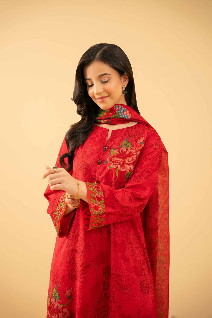 2 Piece - Printed Embroidered Suit - PE25-479 for Women - Pret Collection | Nishat | Shop Online