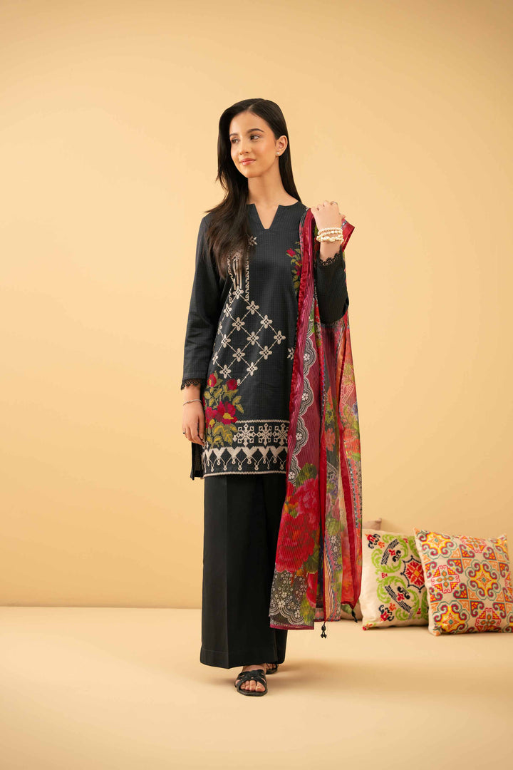 3 Piece - Printed Embroidered Suit - PE25-493 for Women - Pret Collection | Nishat | Shop Online