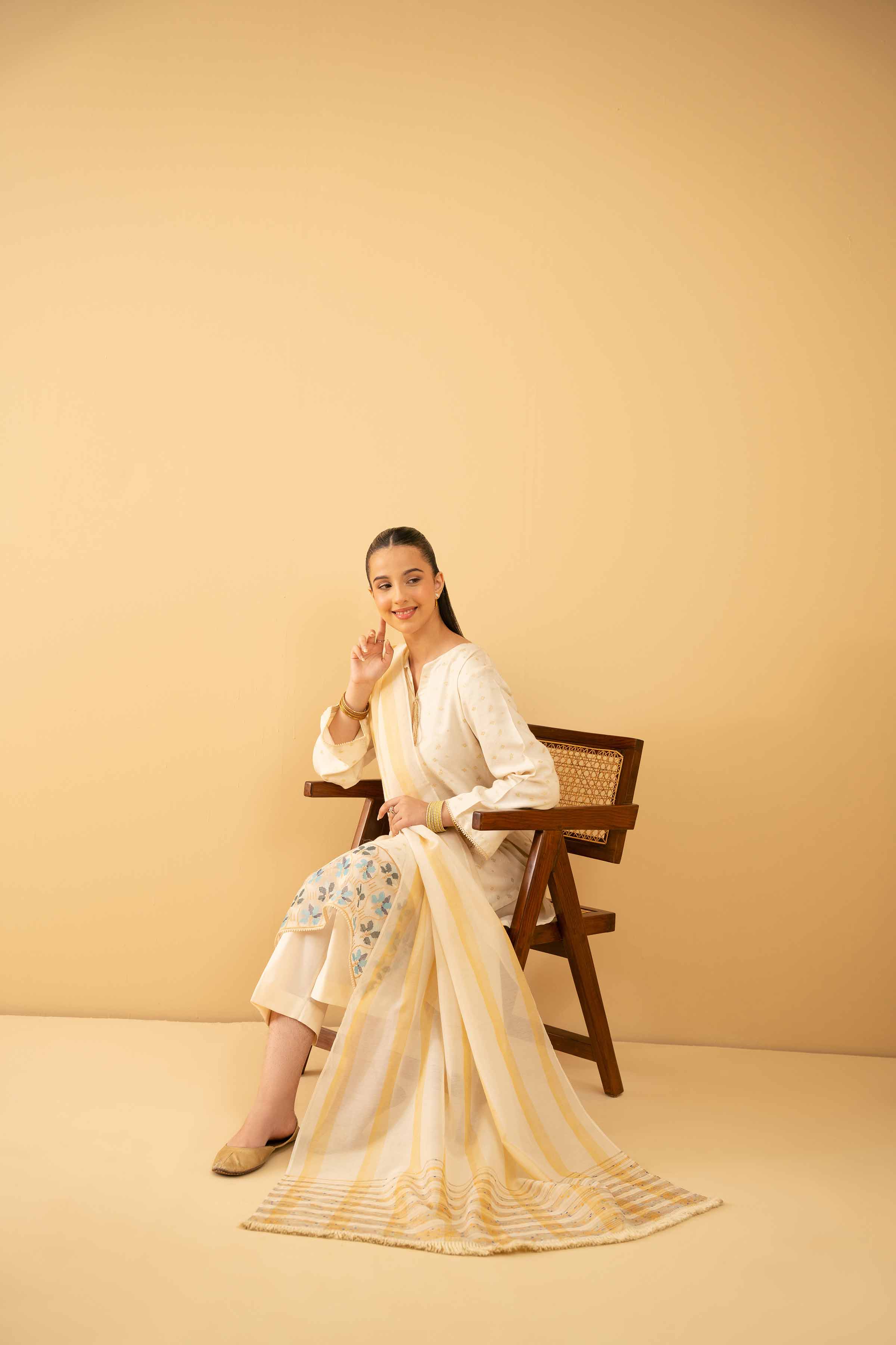 3 Piece - Embroidered Suit - PE25-496 for Women - Pret Collection | Nishat | Shop Online