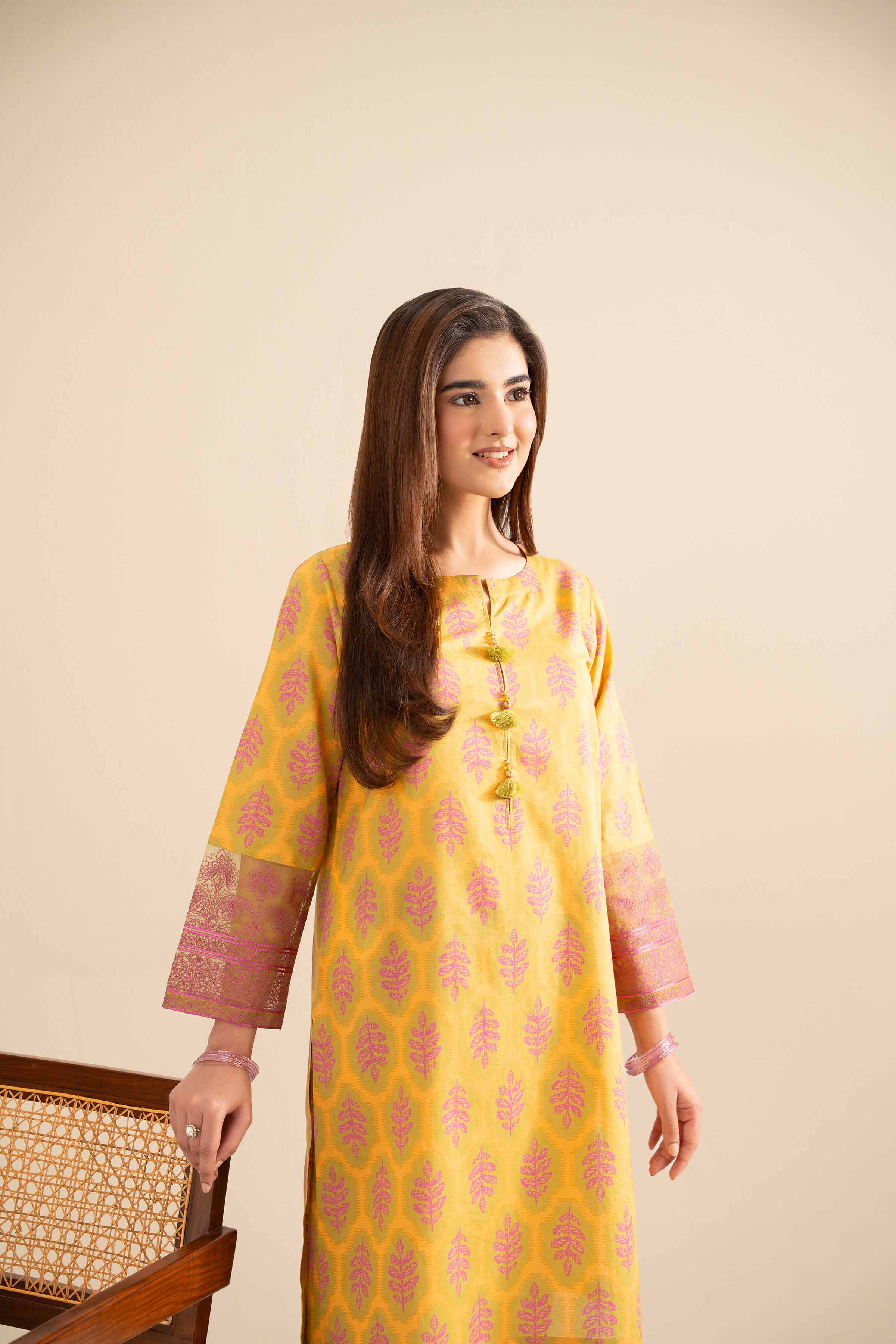 2 Piece - Printed Embroidered Suit - PE25-499 for Women - Pret Collection | Nishat | Shop Online