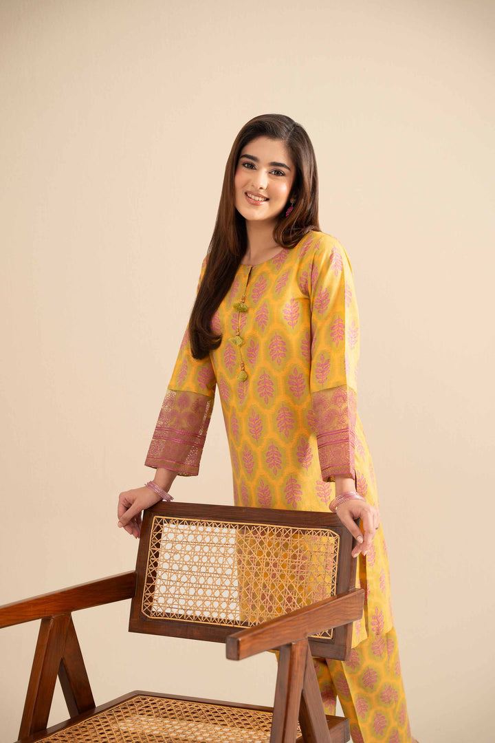 2 Piece - Printed Embroidered Suit - PE25-499 for Women - Pret Collection | Nishat | Shop Online