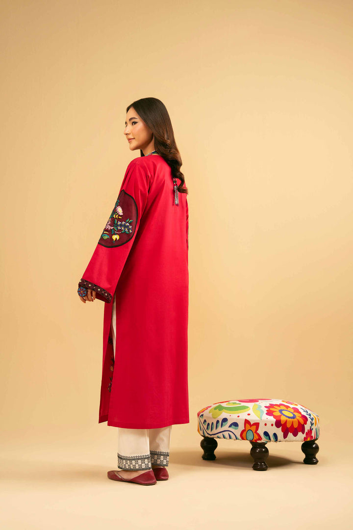 Embroidered Kurta - PE25-503 for Women - Pret Collection | Nishat | Shop Online