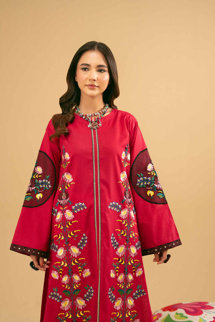 Embroidered Kurta - PE25-503 for Women - Pret Collection | Nishat | Shop Online