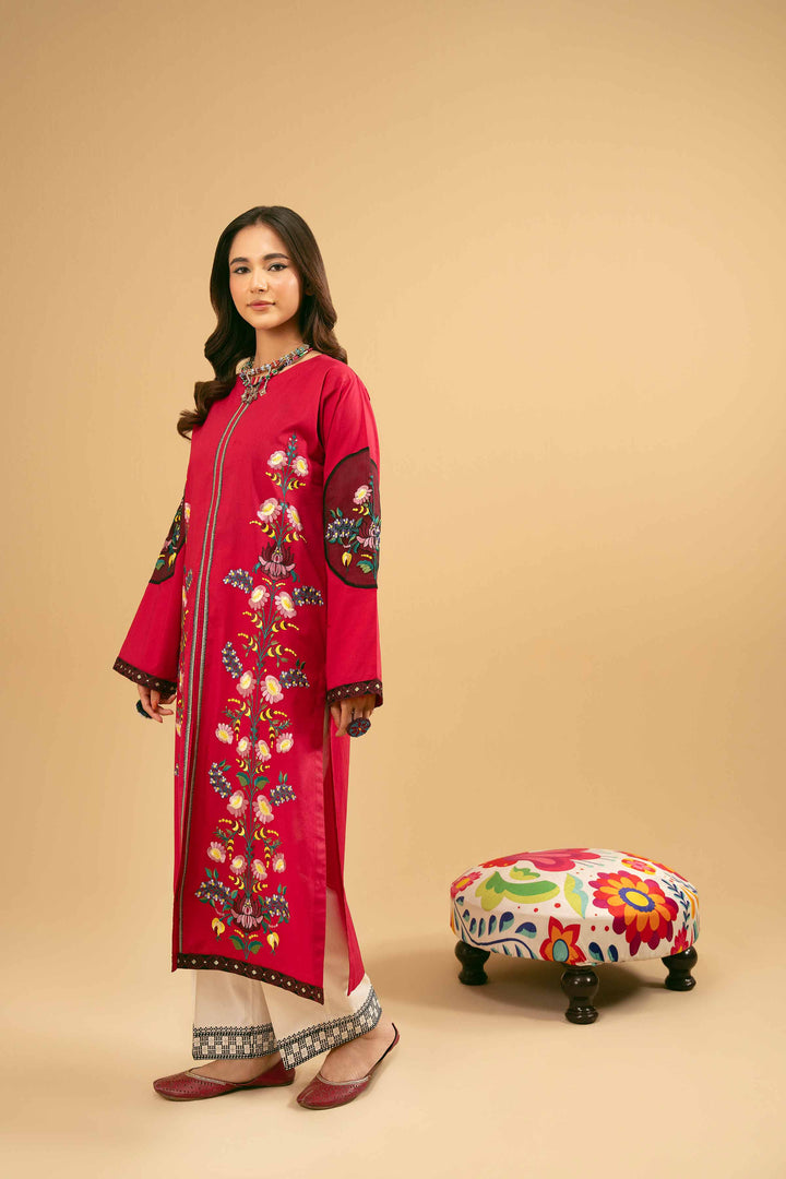 Embroidered Kurta - PE25-503 for Women - Pret Collection | Nishat | Shop Online