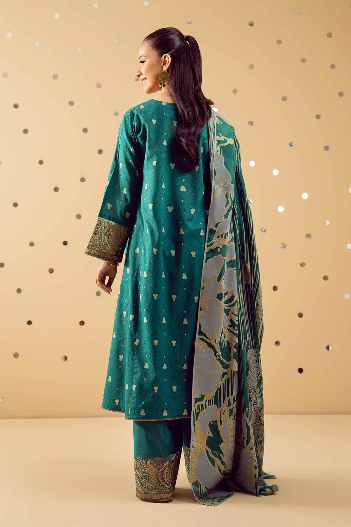 3 Piece - Printed Embroidered Suit - PE25-508 for Women - Pret Collection | Nishat | Shop Online