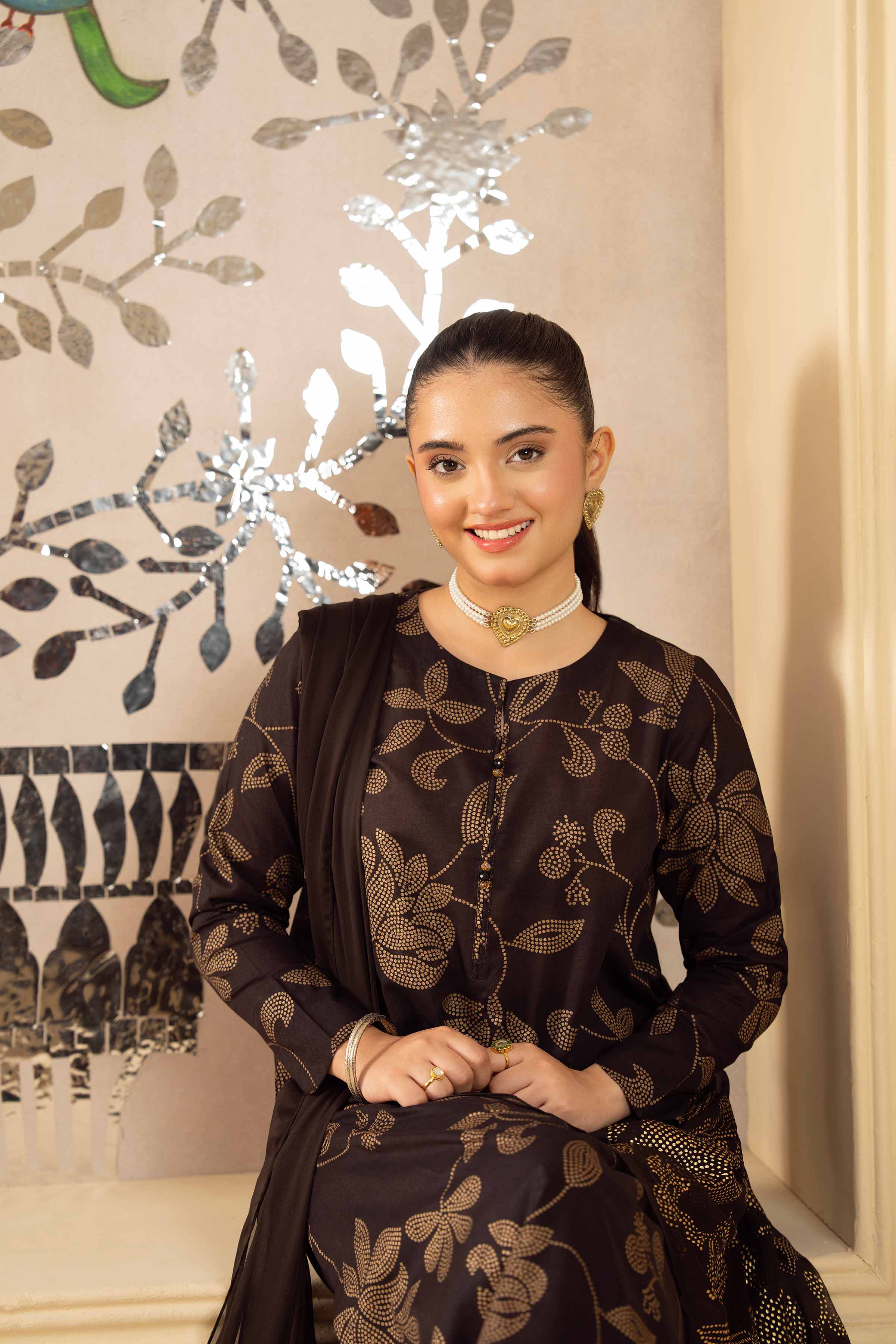 3 Piece - Printed Suit - PE25-513 for Women - Pret Collection | Nishat | Shop Online