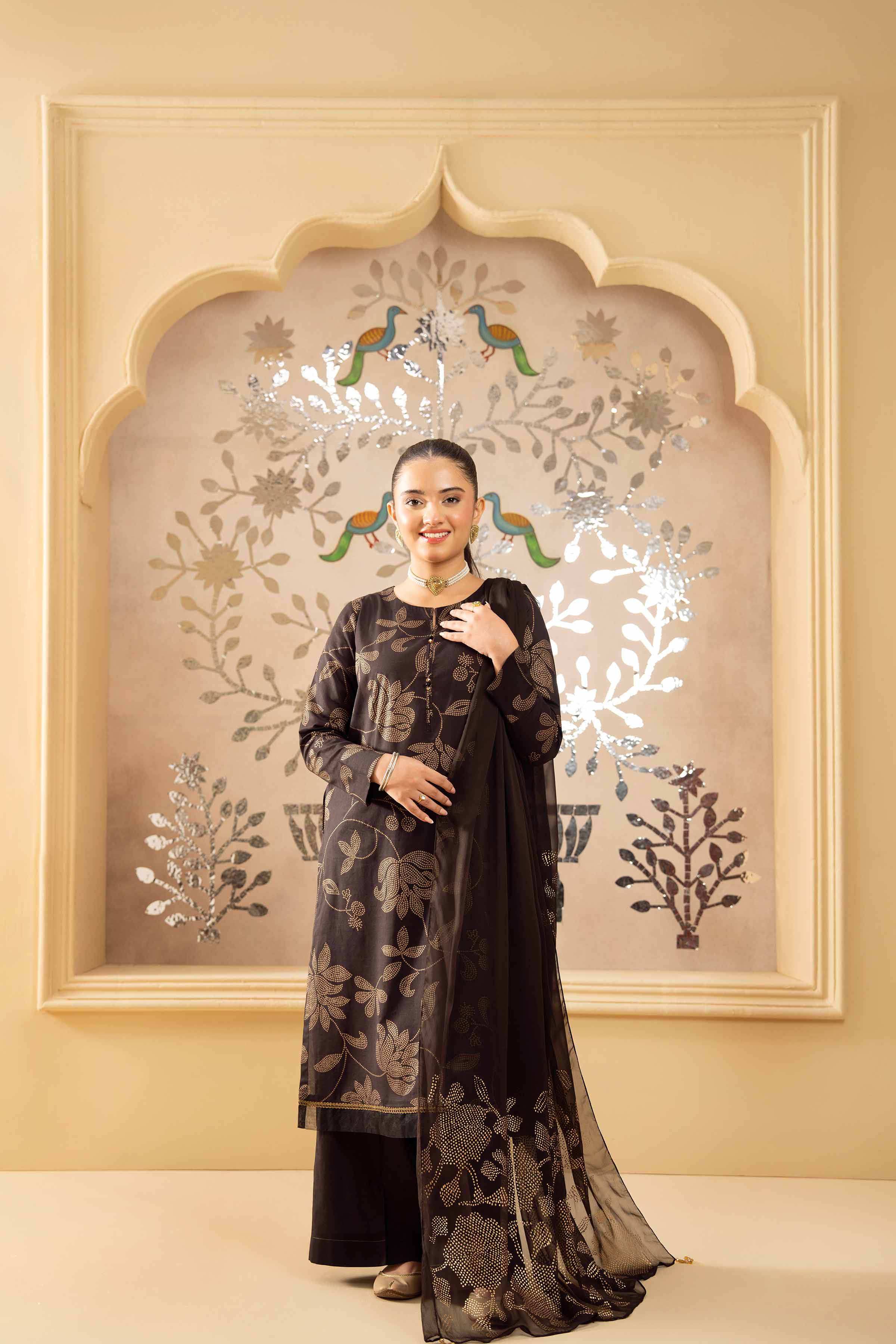 3 Piece - Printed Suit - PE25-513 for Women - Pret Collection | Nishat | Shop Online