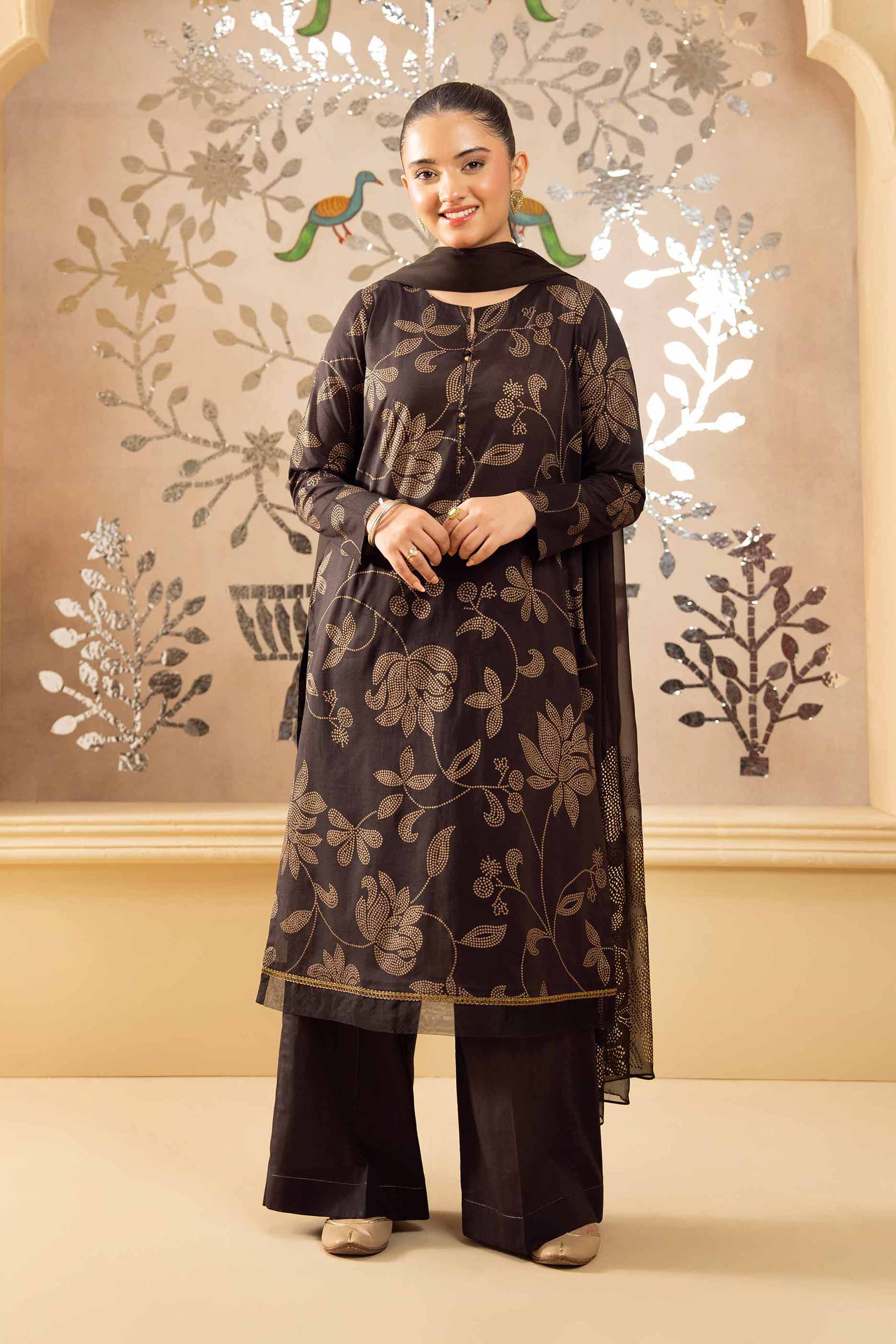 3 Piece - Printed Suit - PE25-513 for Women - Pret Collection | Nishat | Shop Online