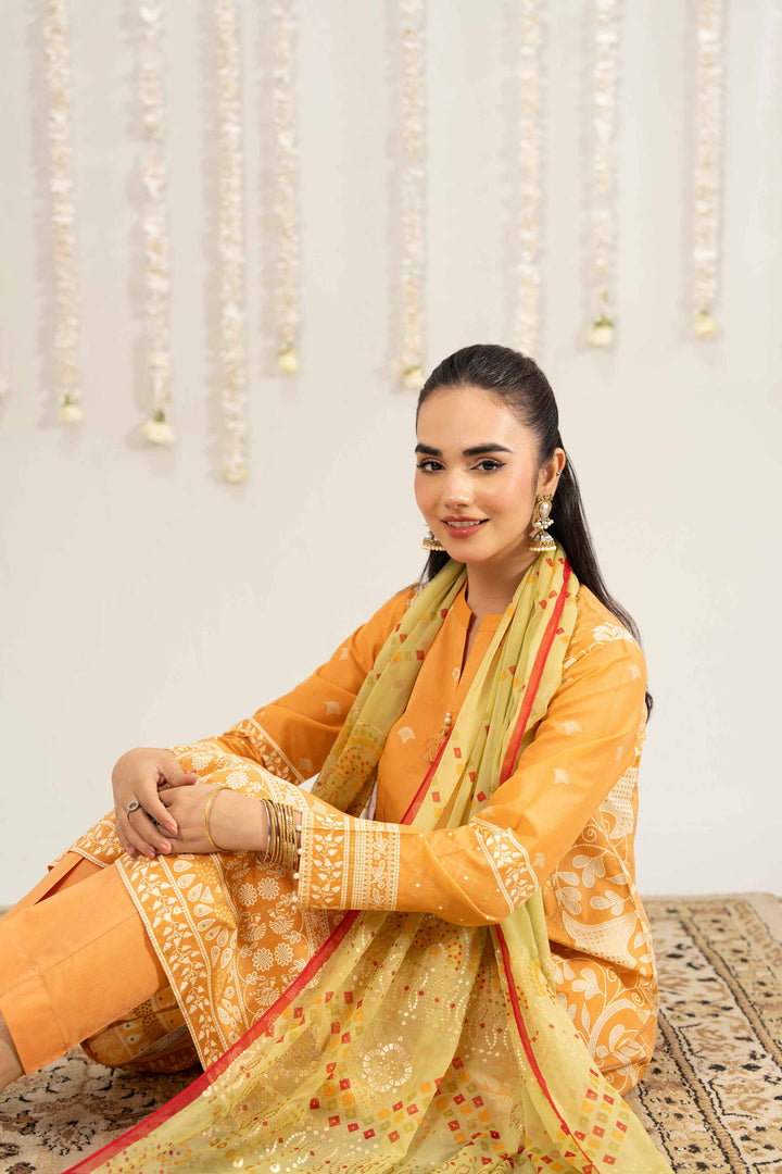 3 Piece - Printed Suit - PE25-518 for Women - Pret Collection | Nishat | Shop Online