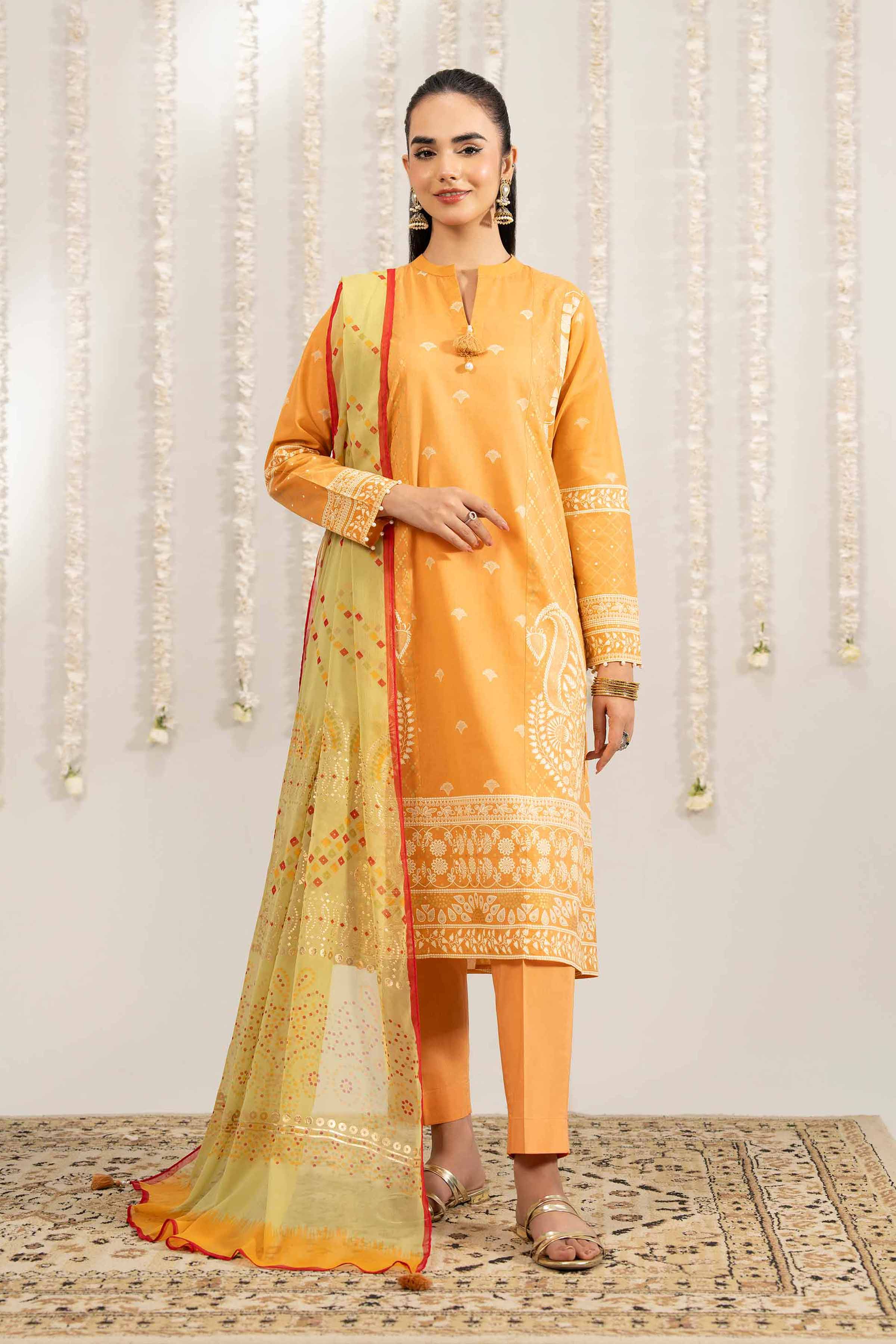 3 Piece - Printed Suit - PE25-518 for Women - Pret Collection | Nishat | Shop Online