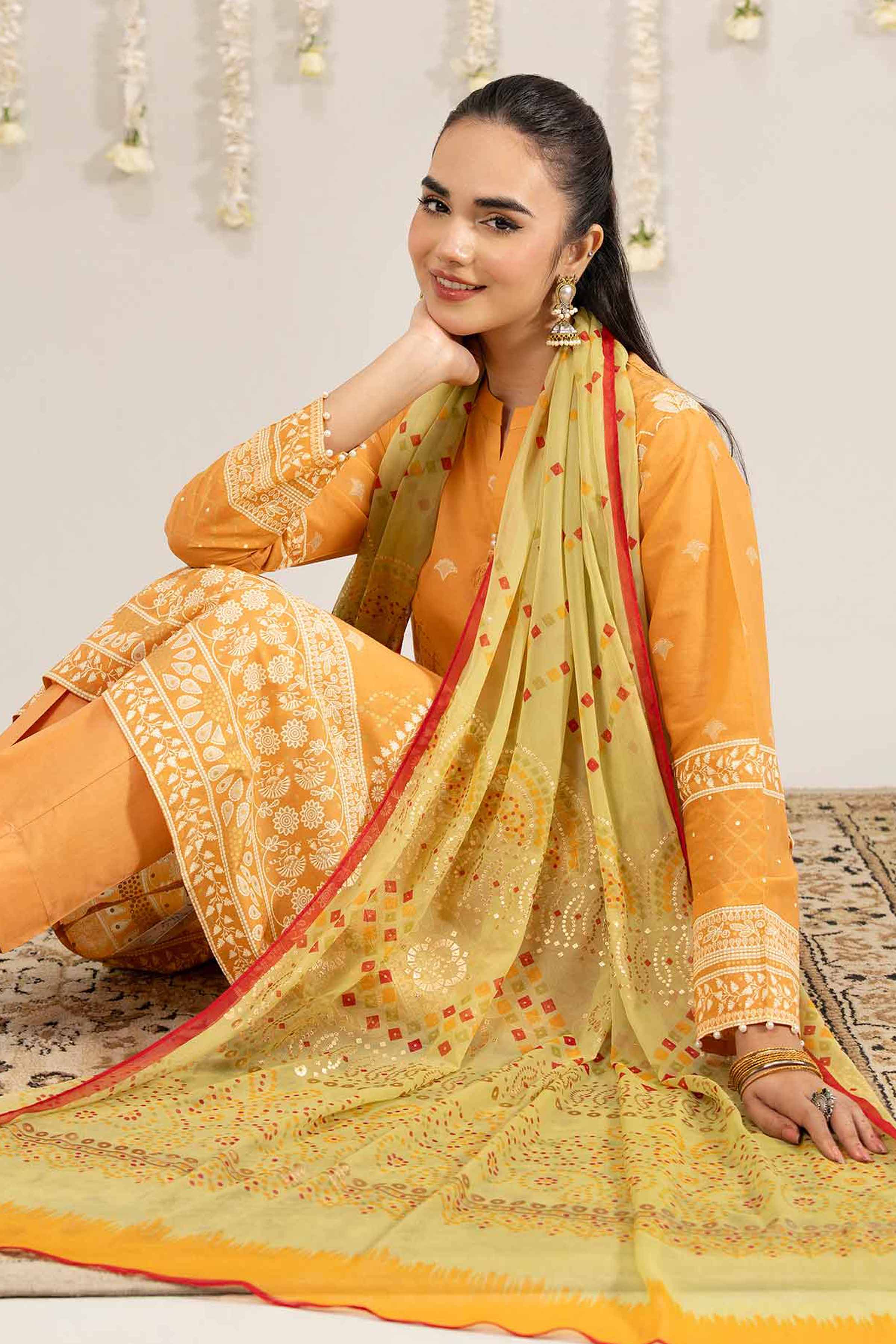 3 Piece - Printed Suit - PE25-518 for Women - Pret Collection | Nishat | Shop Online