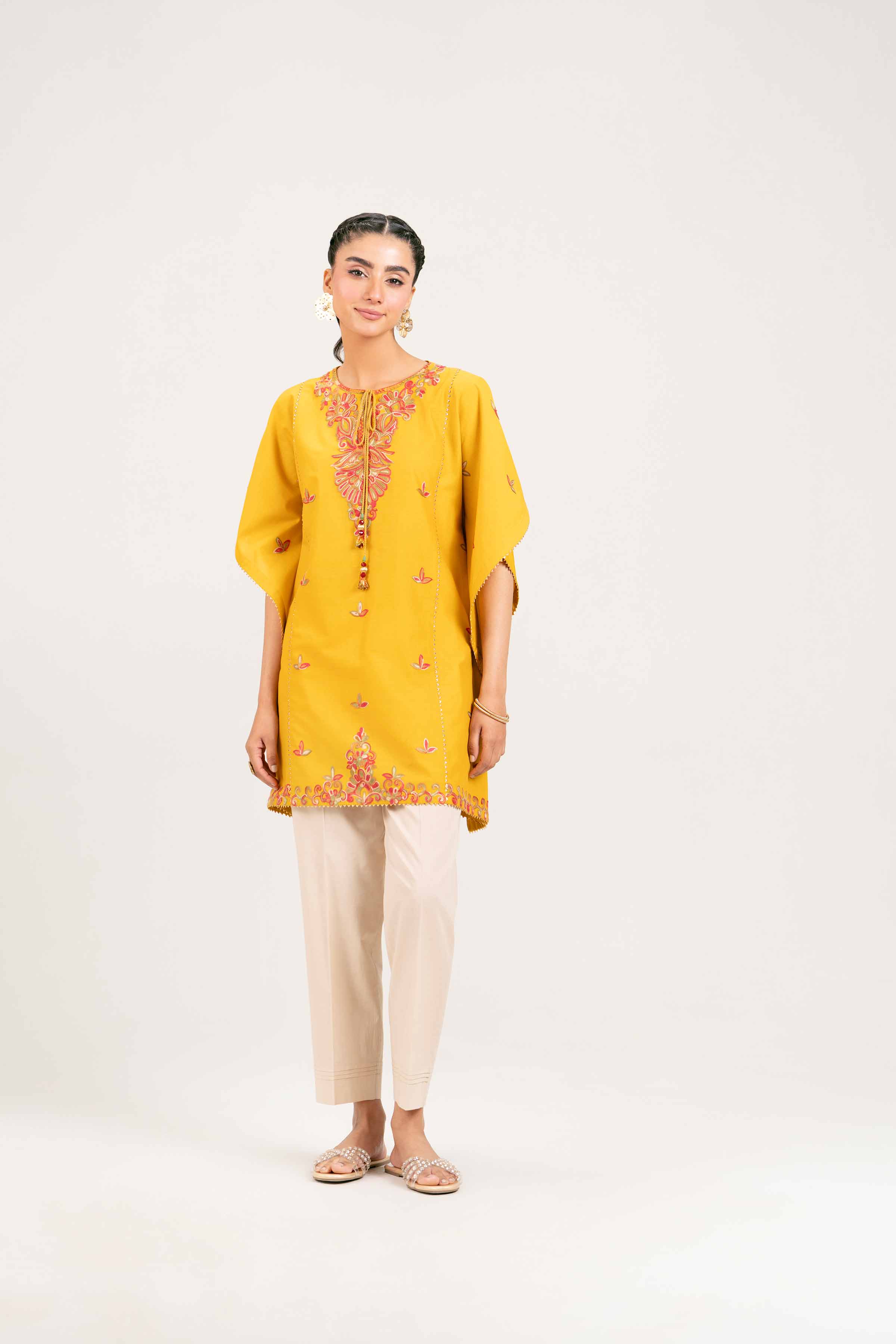 Embroidered Kaftan - PE25-54