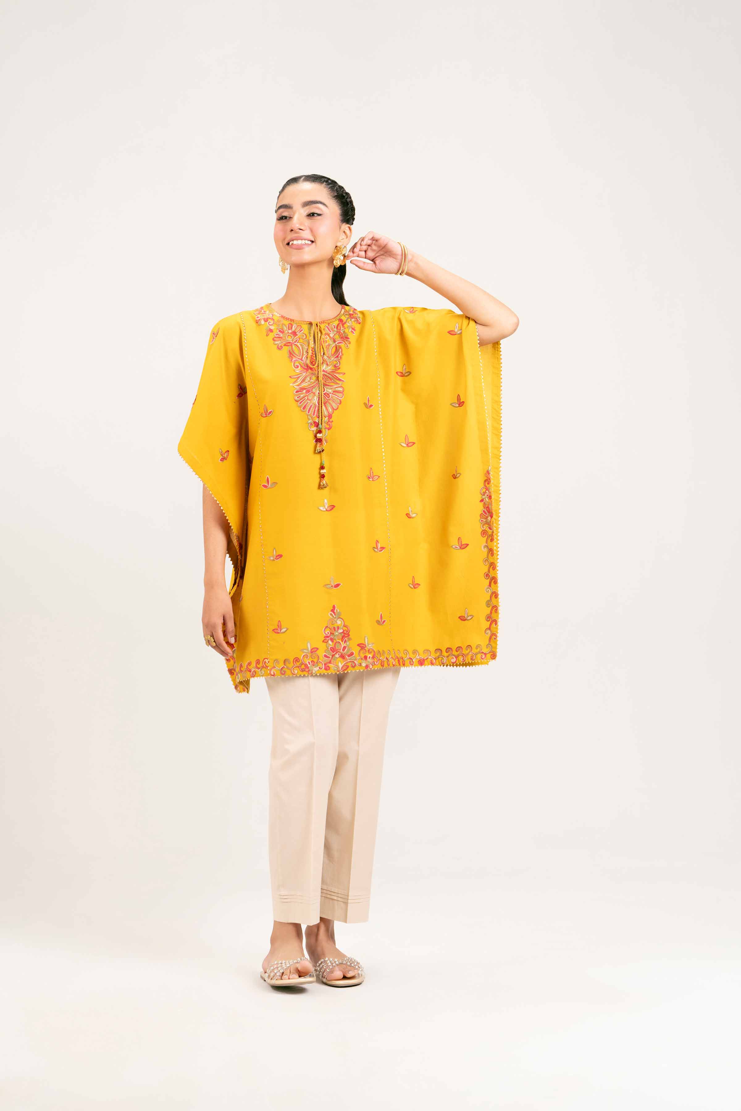 Embroidered Kaftan - PE25-54