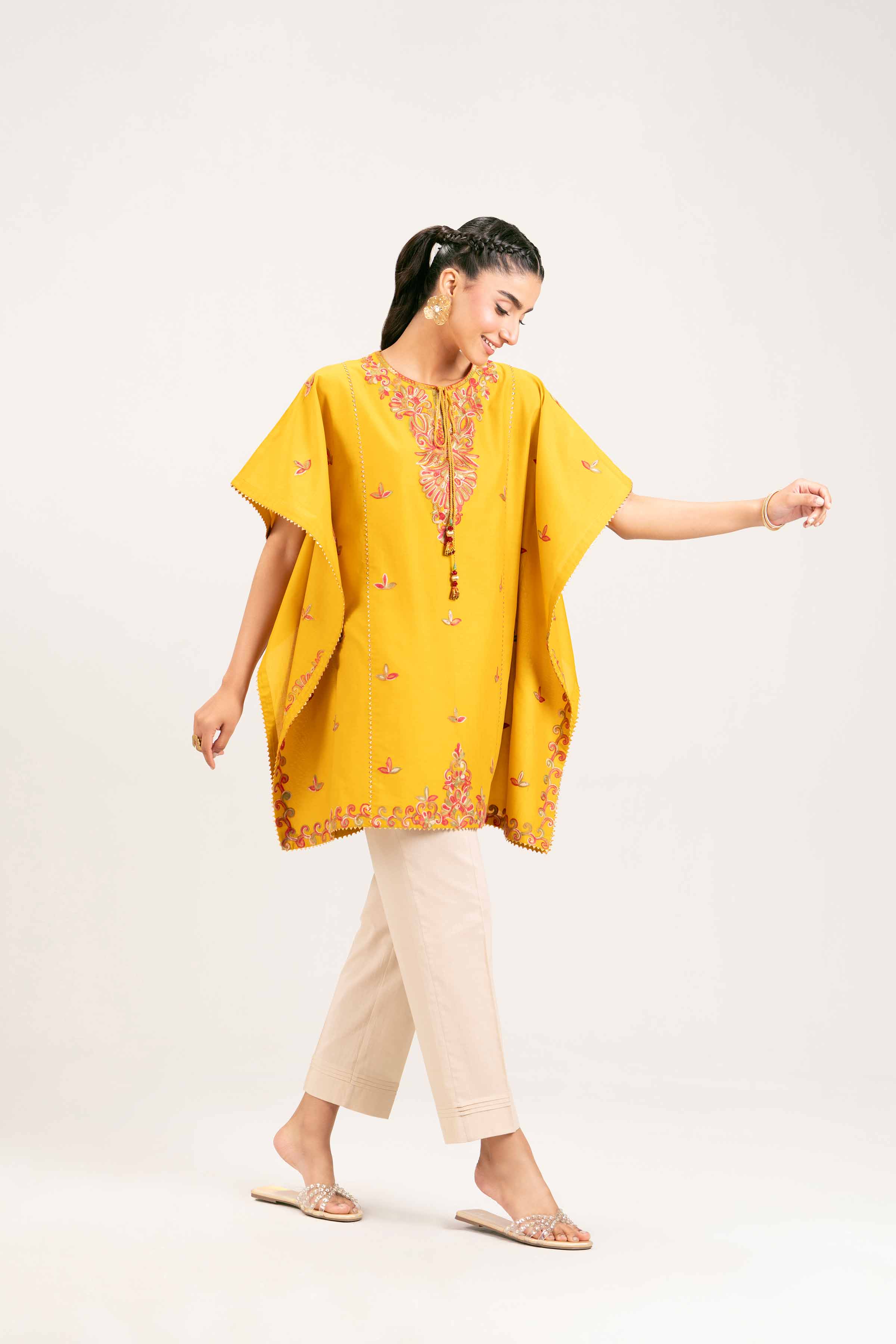 Embroidered Kaftan - PE25-54
