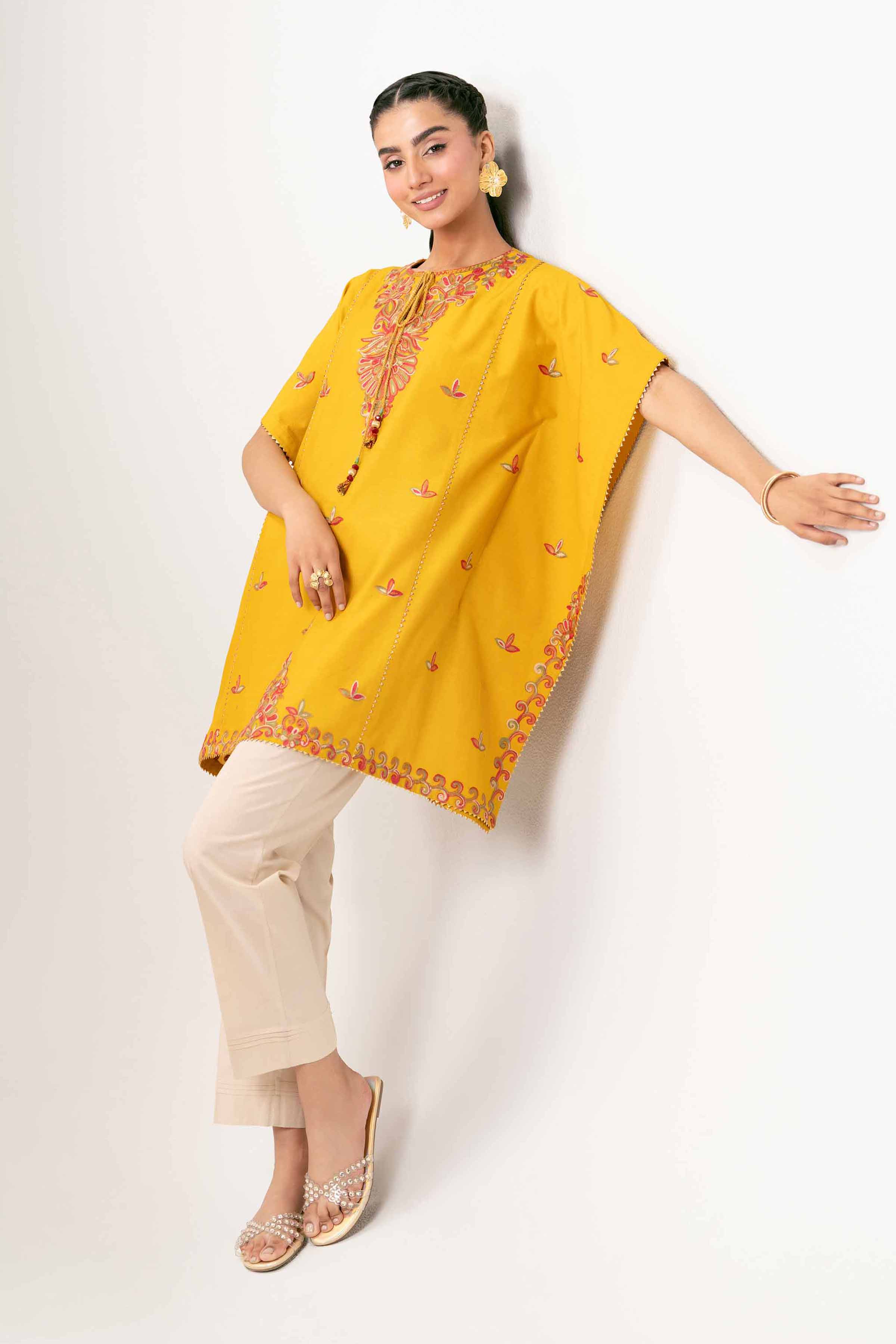 Embroidered Kaftan - PE25-54