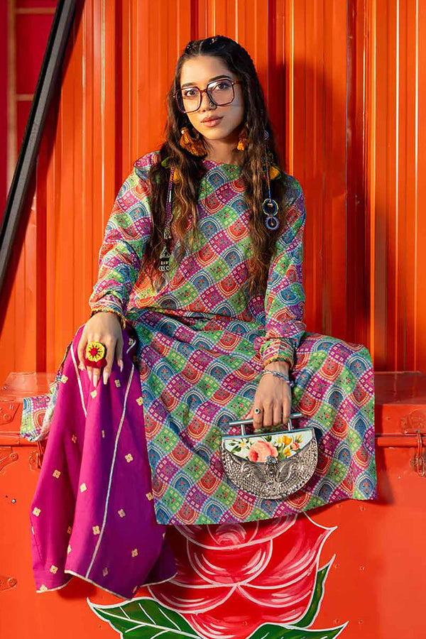 2 Piece - Printed Suit - PE25-63