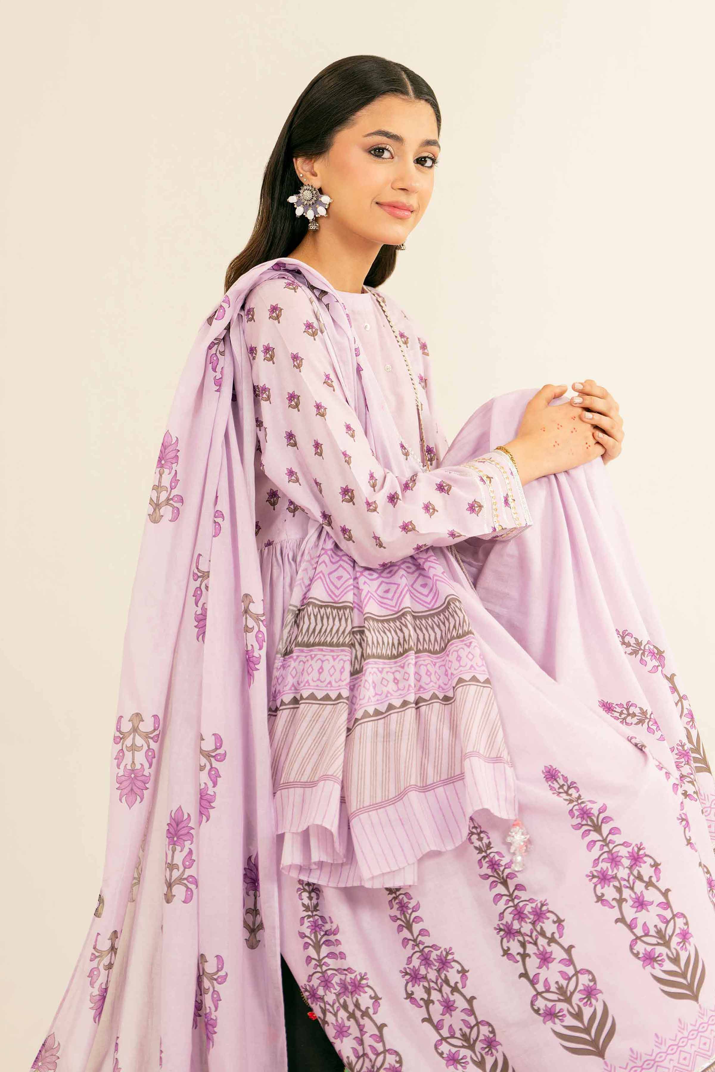 3 Piece - Printed Suit - PE25-68