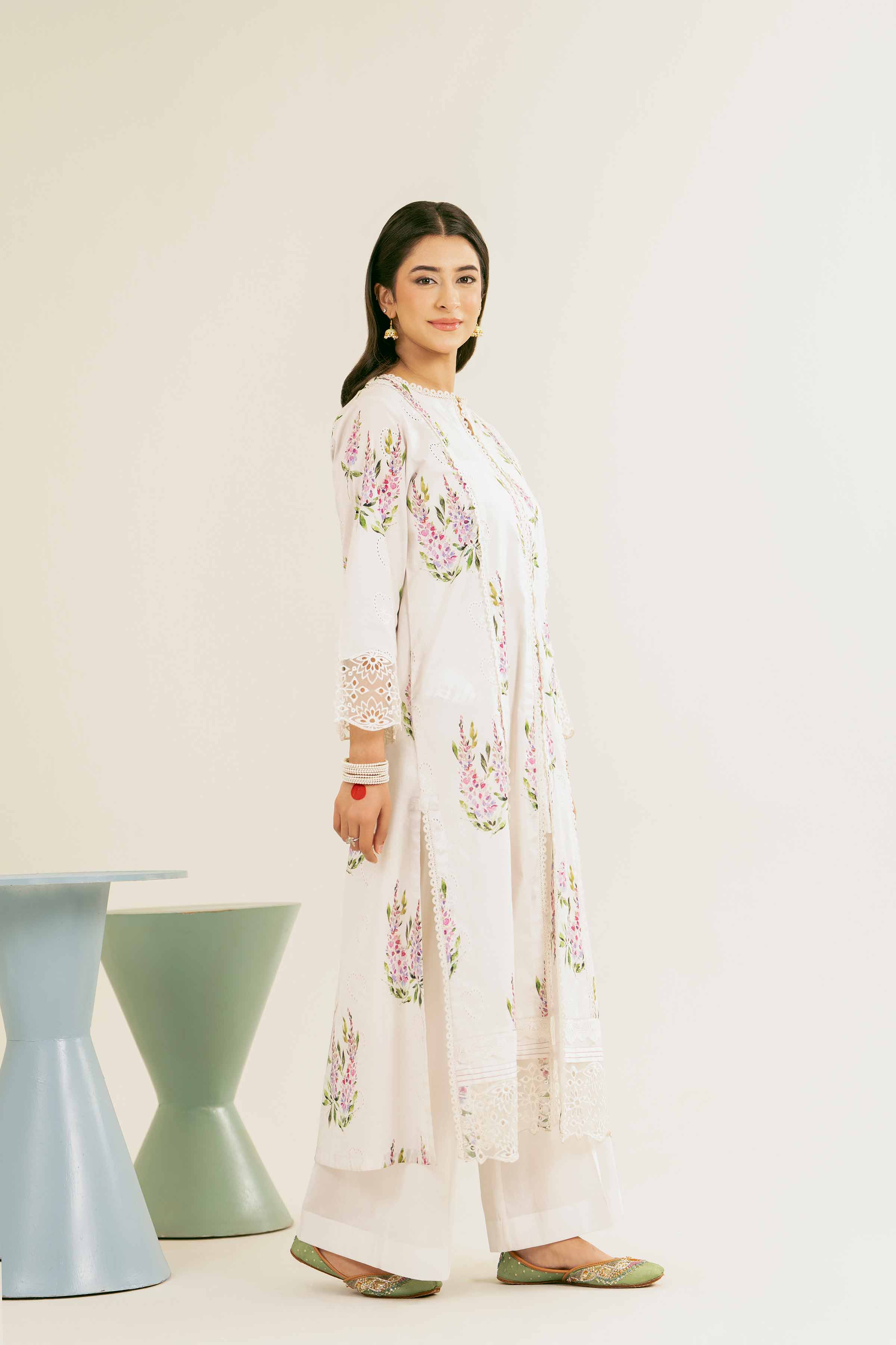 2 Piece - Embroidered Suit - PE25-80