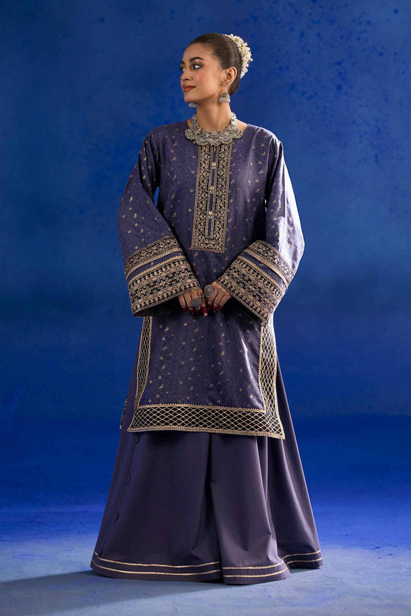 2 Piece - Embroidered Suit - PE25-85