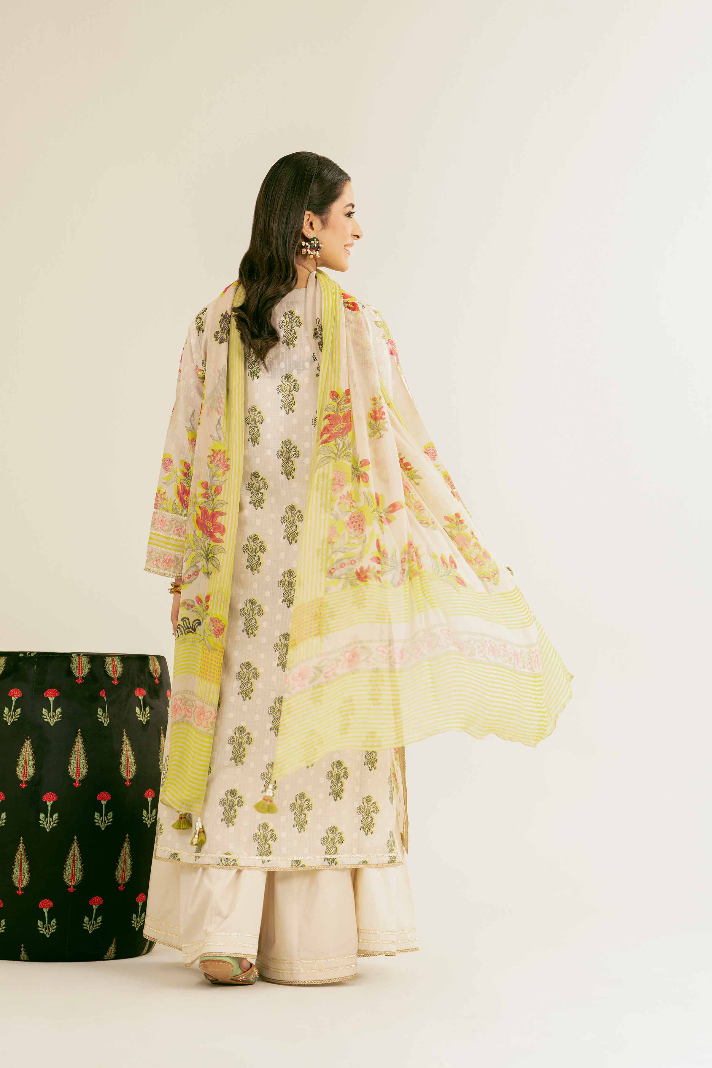3 Piece - Printed Suit - PE25-86