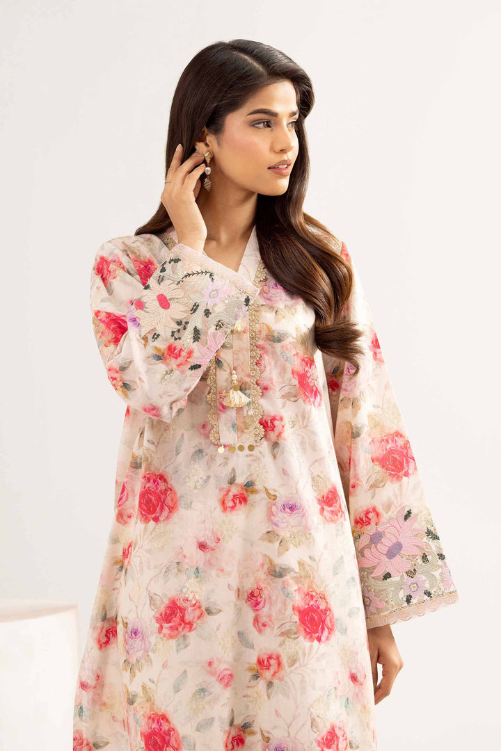 Printed Embroidered Shirt - PE25-94 for Women - Pret Collection | Nishat | Shop Online
