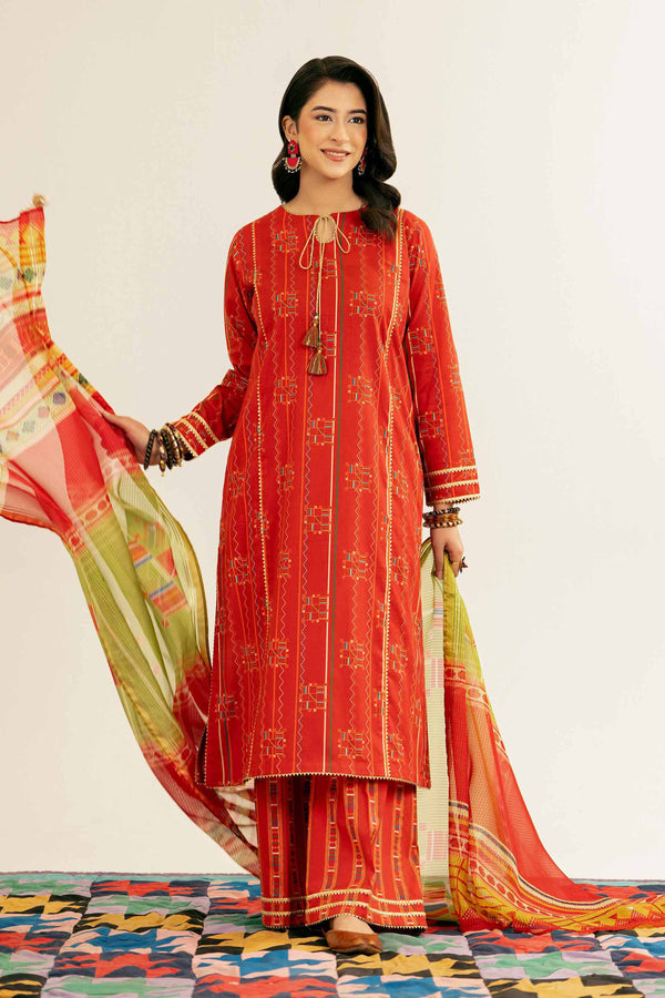 3 Piece - Printed Suit - PE25-99