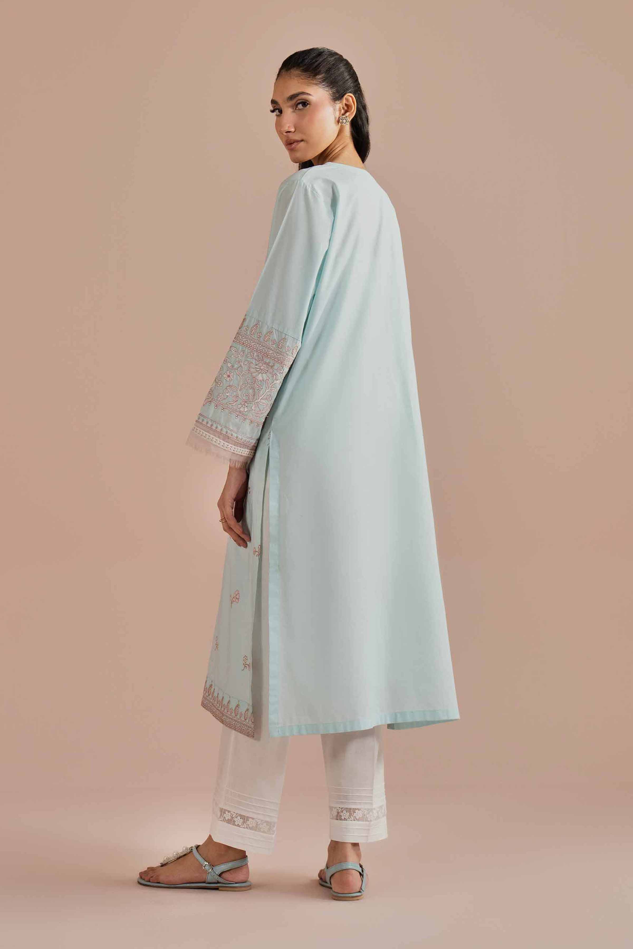 Embroidered Shirt - PE26-04 for Women - Pret Collection | Nishat | Shop Online