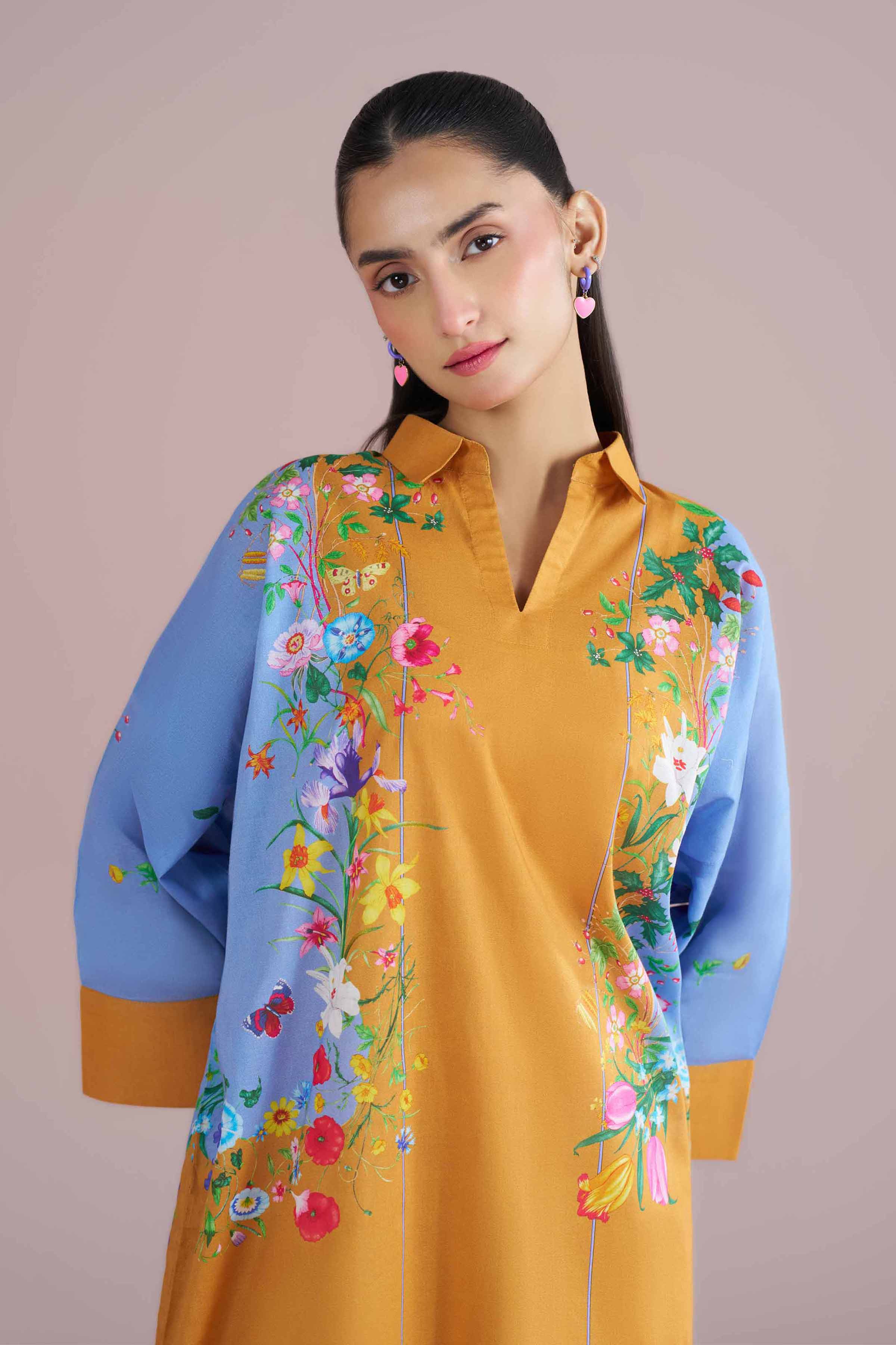 Printed Tunic - PE26-101 for Women - Pret Collection | Nishat | Shop Online